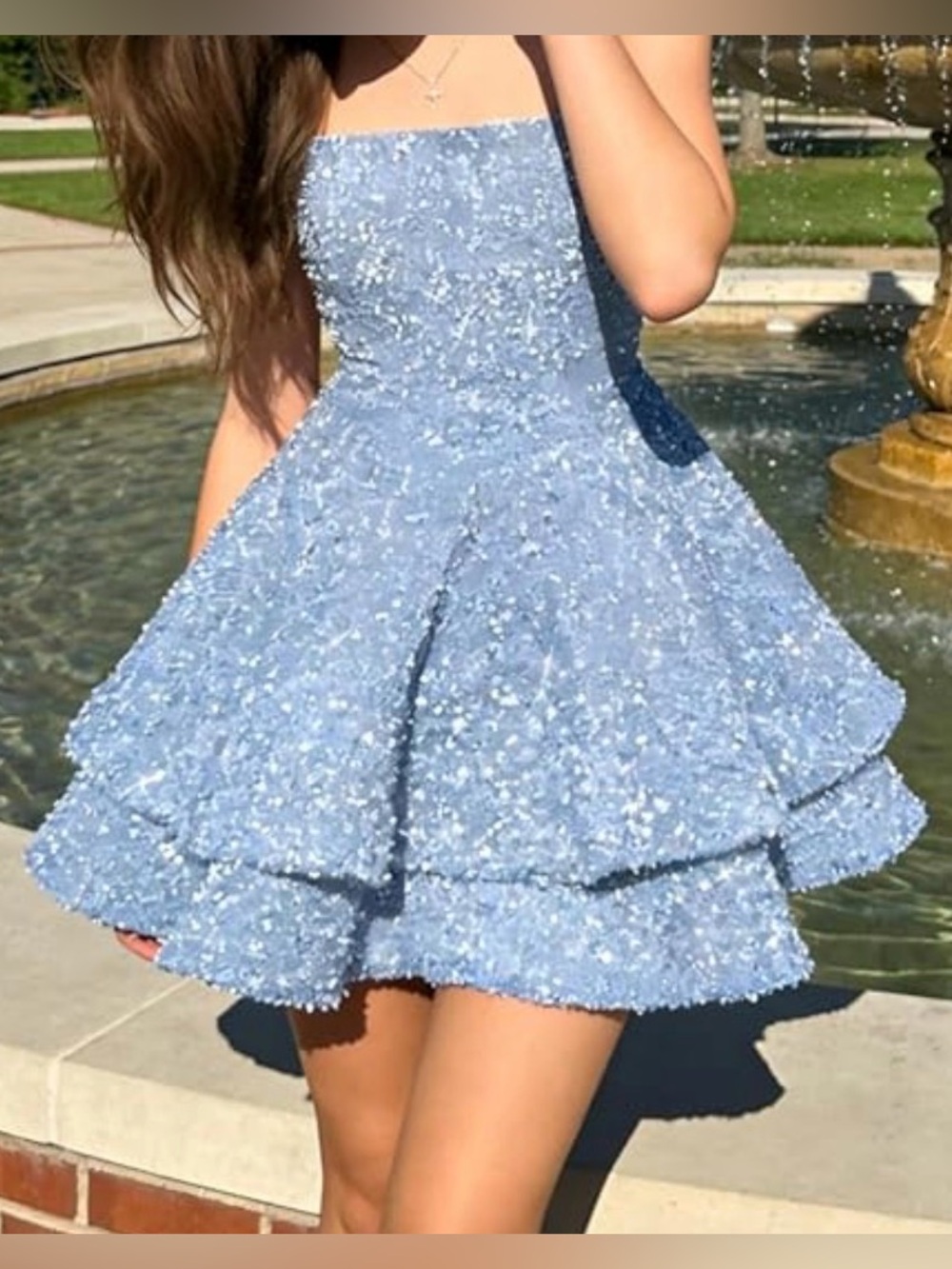 Sequin short dress